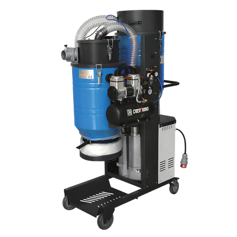 SW Series Three-Phase Double-Barrel Turbine Bag Vacuum Cleaner